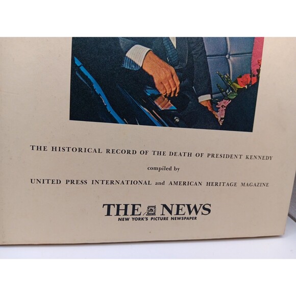 COLLECTIBLE HISTORICAL BOOK FOUR DAYS DEATH OF PRESIDENT KENNEDY JFK - Picture 2 of 8